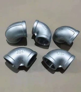 Ruostumaton teräs 90 asteen kyynärpää